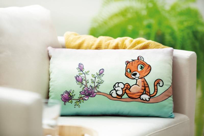 NICI Rechteckiges Kissen Tiger Mandarina NICI GREEN VIP-Rabatte