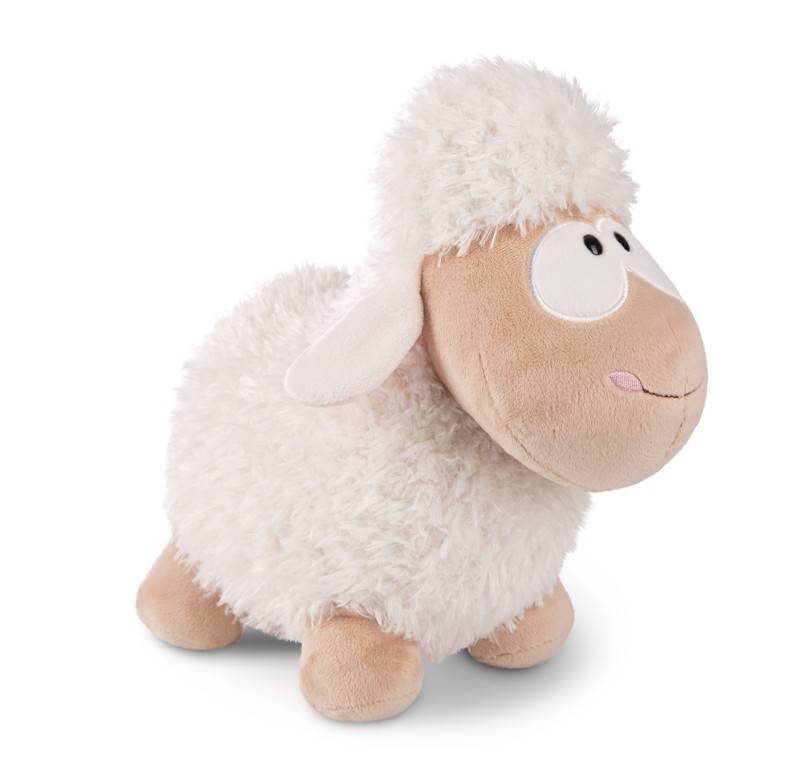 NICI Stehendes Kuscheltier Schaf weiß NICI GREEN Fabrikladen