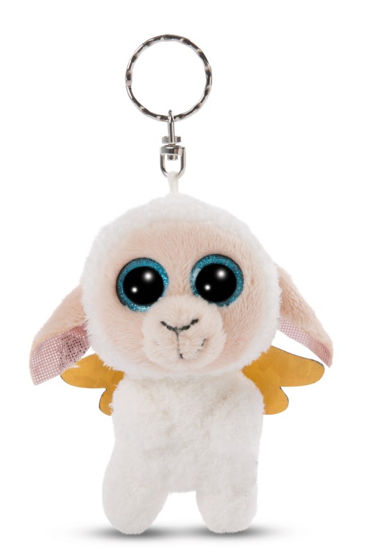 NICI GLUBSCHIS Schlüsselanhänger SCHUTZENGEL SCHAF Glowy Nalla