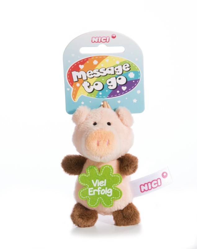 NICI Anhänger Schwein "Viel Erfolg" Begrenztes Angebot