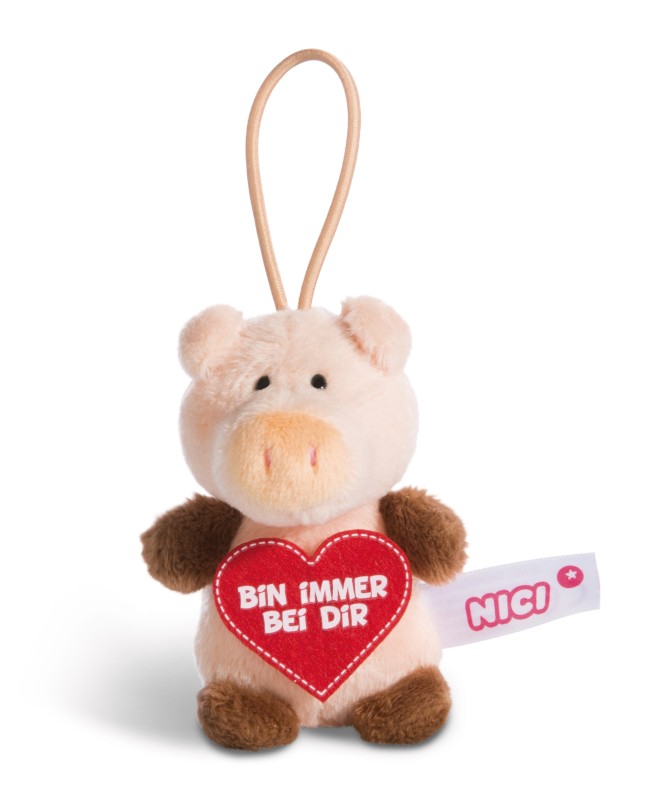 NICI Anhänger Schwein "Bin immer bei dir"