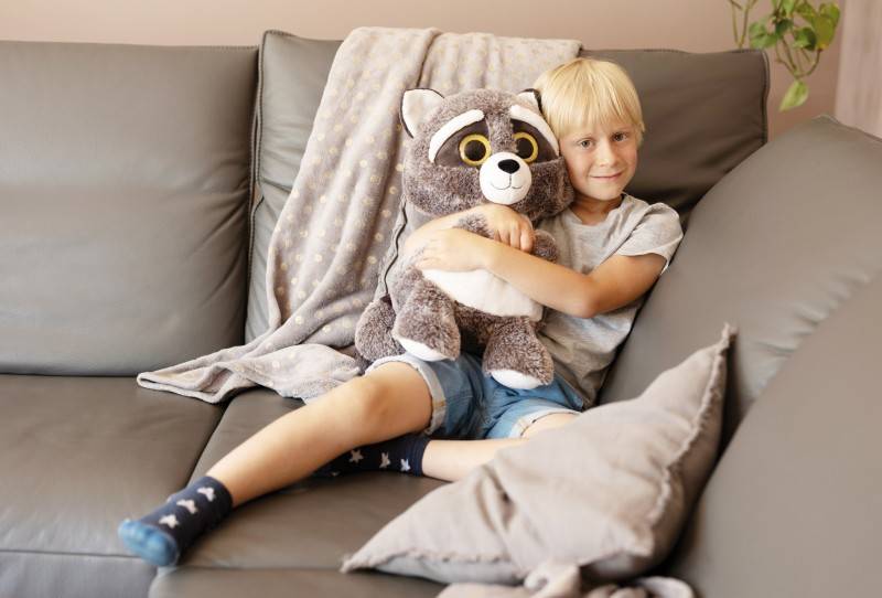 NICI GLUBSCHIS Kuscheltier Waschbär Clooney 45cm Tiefpreis