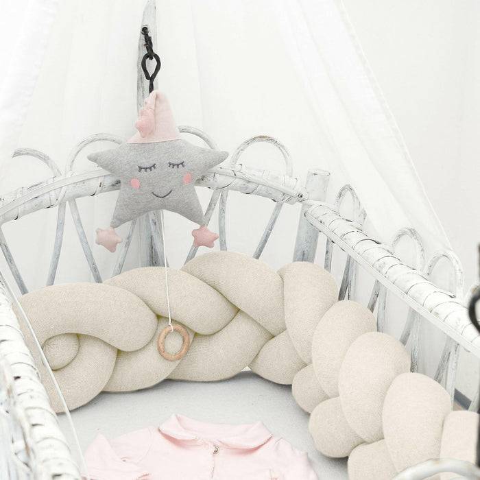 Nordic Coast Company Bettschlange geflochten Natur Strick XL Bis zu 50% Rabatt