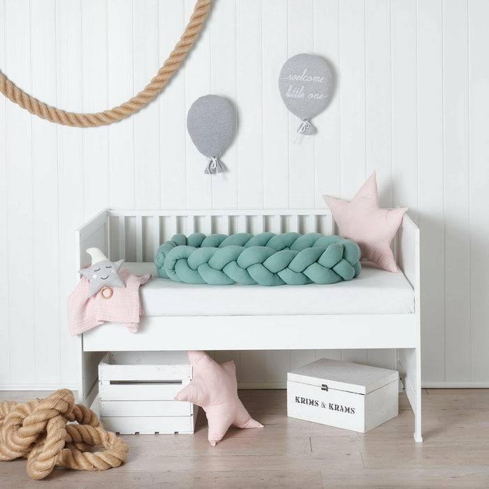 Nordic Coast Company Bettschlange geflochten Mint Strick Bis zu 60% Rabatt