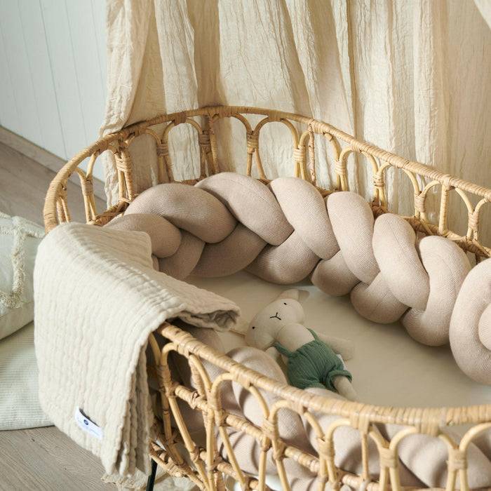 Nordic Coast Company Bettschlange geflochten Sand Strick XL Bis zu 55% Rabatt