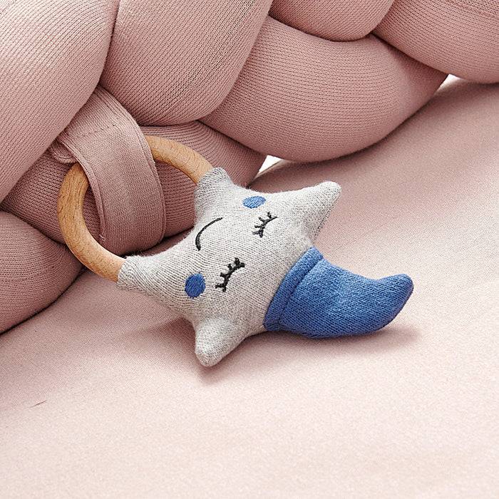 Nordic Coast Company Baby Nest geflochten Rosa zollfrei