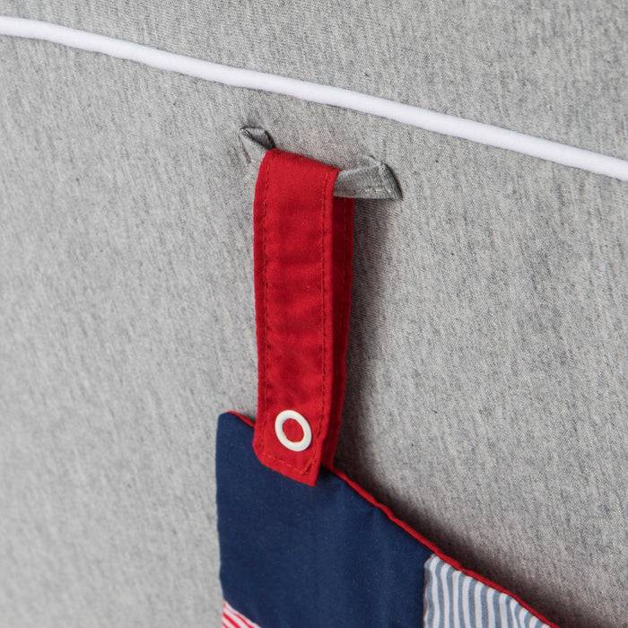 Nordic Coast Company Baby Bettnestchen Grau Spitze Kostenloser Versand