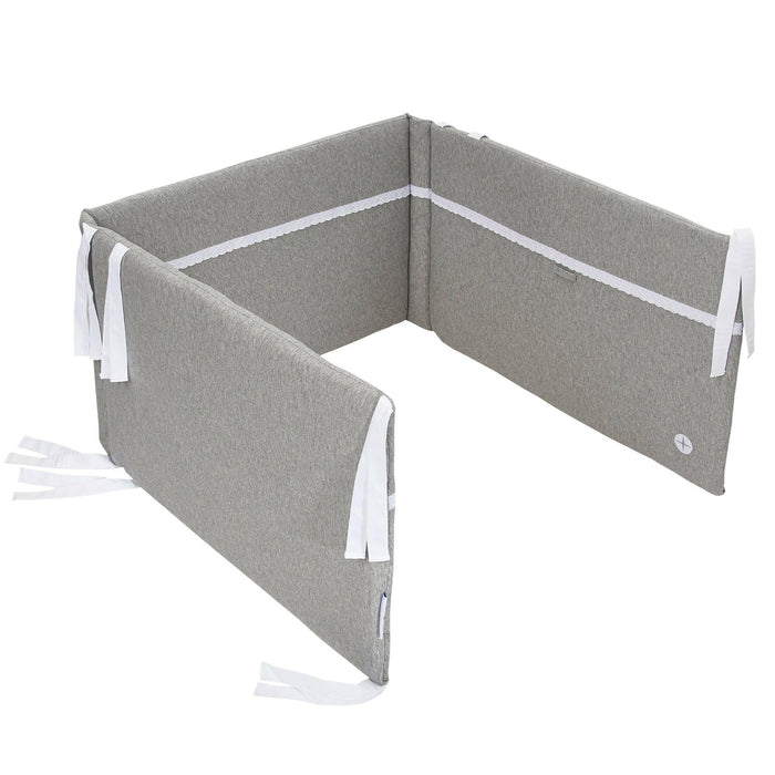 Nordic Coast Company Baby Bettnestchen Grau Spitze Kostenloser Versand