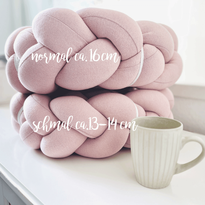 Nordic Coast Company Bettschlange geflochten Rosa Strick XL Schmal Limitierter Zeitrabatt