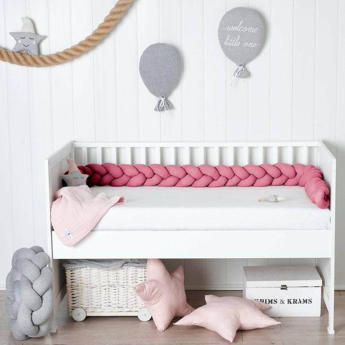 Nordic Coast Company Bettschlange geflochten Beere Jersey Rabatt