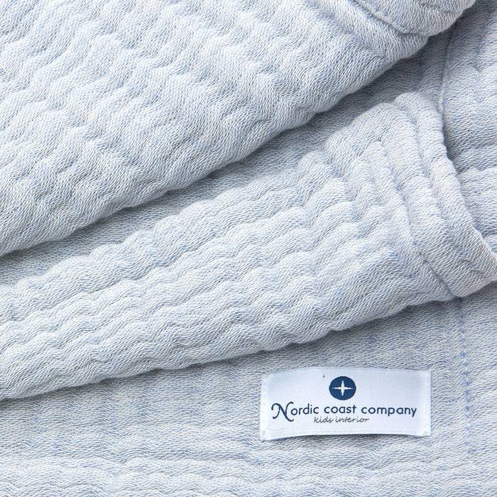 Nordic Coast Company Musselin Decke Blau Large Heißer Verkauf