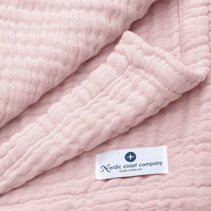 Nordic Coast Company Musselin Decke Altrosa Neueste Mode