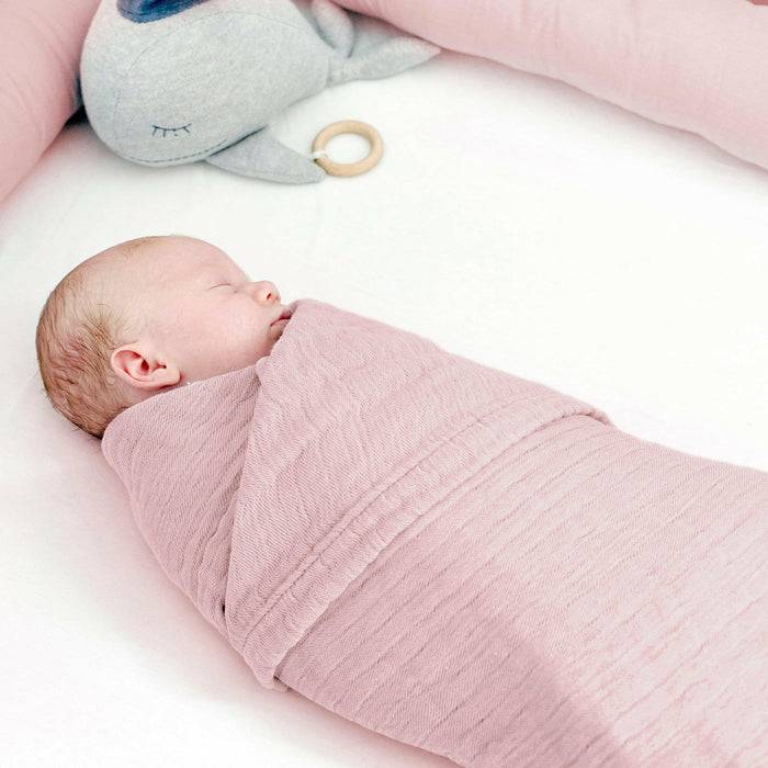 Nordic Coast Company Musselin Decke Altrosa Neueste Mode