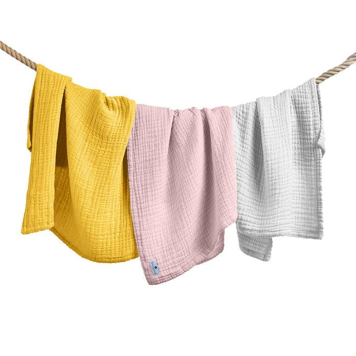 Nordic Coast Company Musselin Decke Altrosa Neueste Mode