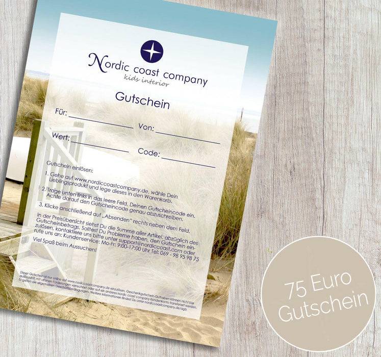 Nordic Coast Company Gutschein 75 Euro Sonderangebote
