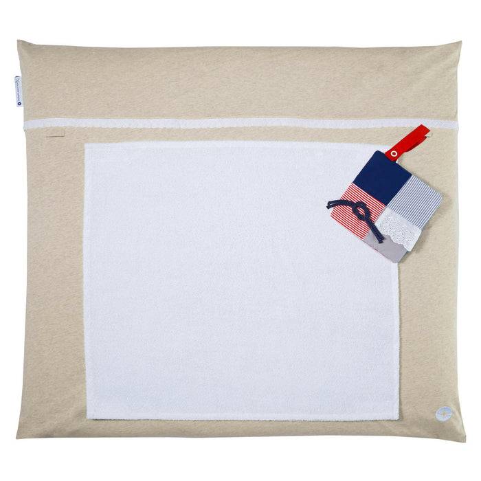 Nordic Coast Company Bezug Wickelauflage Beige Spitze Super Sparpreis