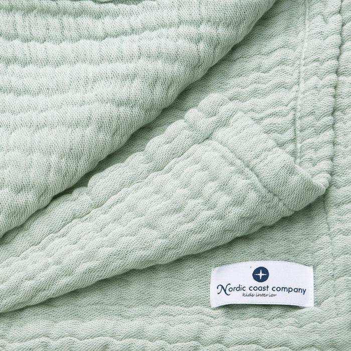 Nordic Coast Company Musselin Decke Mint Bis zu 50% Rabatt