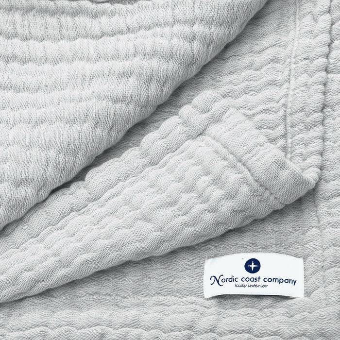 Nordic Coast Company Musselin Decke Grau Bis zu 60% Rabatt