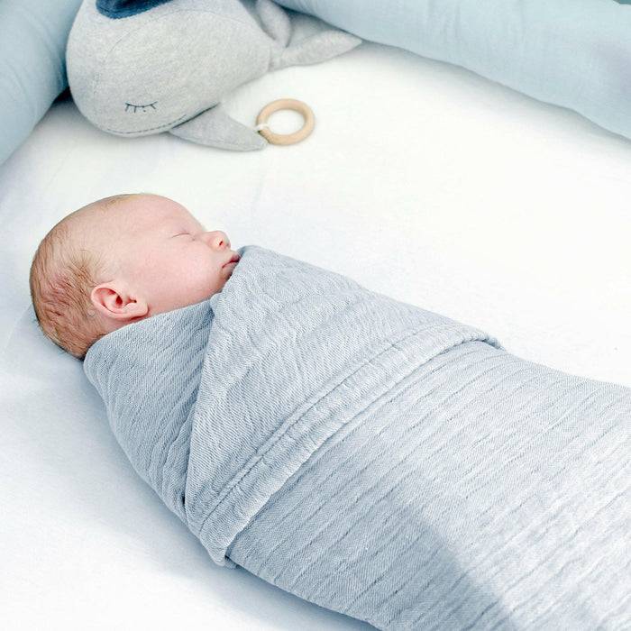 Nordic Coast Company Musselin Decke Blau Bis zu 65% Rabatt