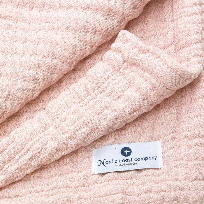 Nordic Coast Company Musselin Decke Rosa Nur für heute