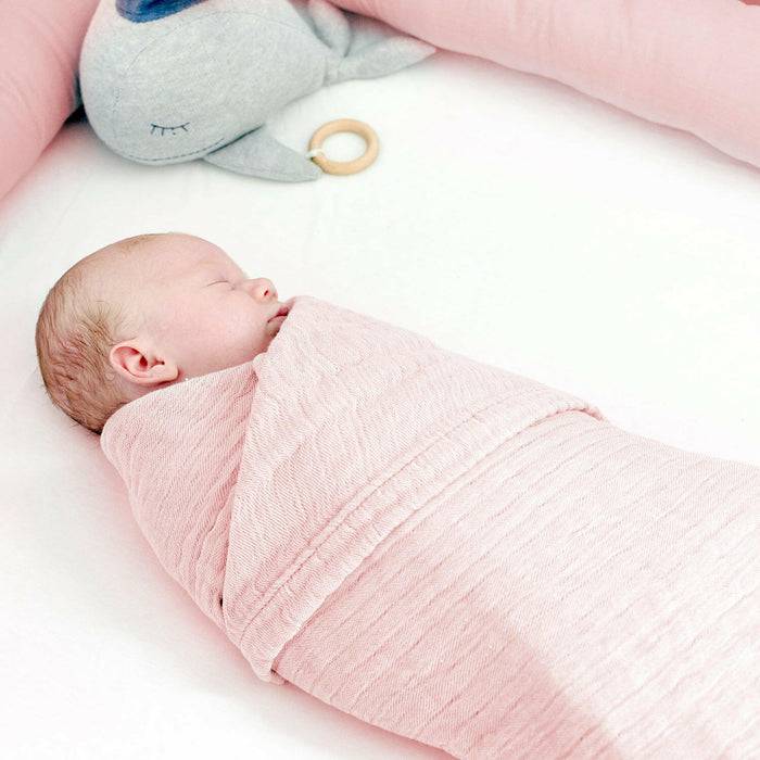 Nordic Coast Company Musselin Decke Rosa Nur für heute