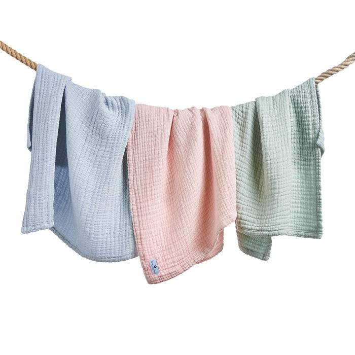 Nordic Coast Company Musselin Decke Rosa Nur für heute
