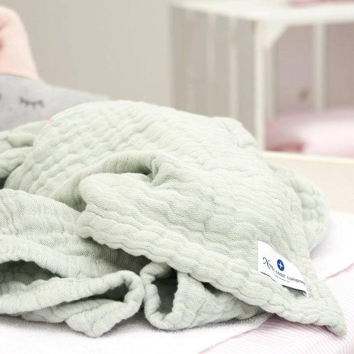 Nordic Coast Company Musselin Decke Mint Large Vierteljährliche Förderung