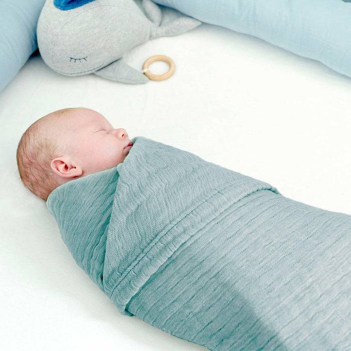 Nordic Coast Company Musselin Decke Jade Grün Nur noch ein Tag übrig