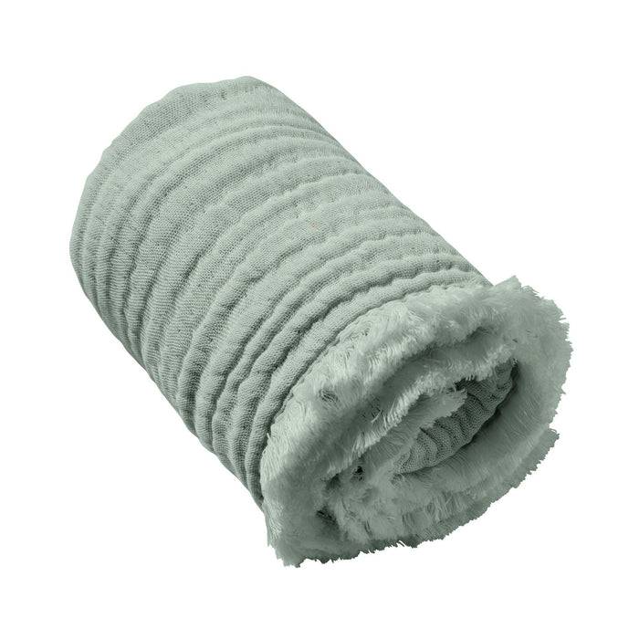 Nordic Coast Company Musselin Fransendecke Mint Black Friday Preise
