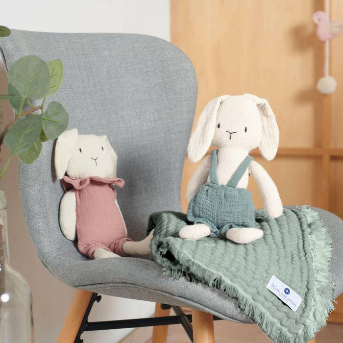 Nordic Coast Company Musselin Fransendecke Mint Black Friday Preise
