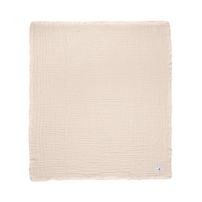 Nordic Coast Company Musselin Fransendecke Puder Im Verkauf
