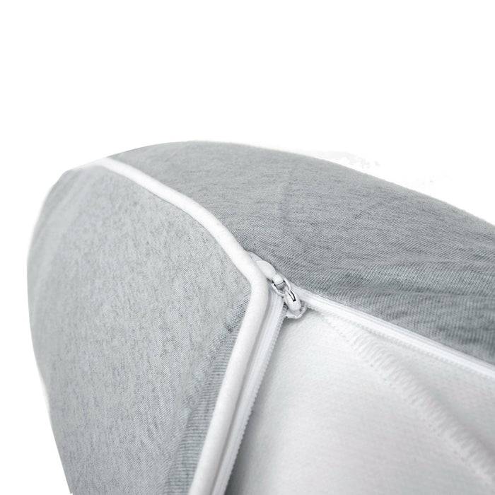 Nordic Coast Company Stillkissen Bezug 180 cm Grau 50% Rabatt für begrenzte Zeit
