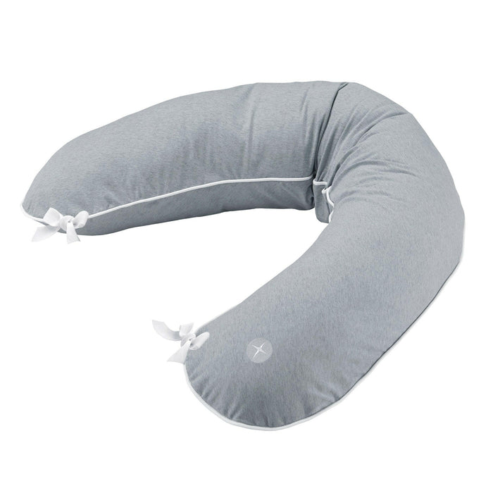 Nordic Coast Company Stillkissen Bezug 180 cm Grau 50% Rabatt für begrenzte Zeit