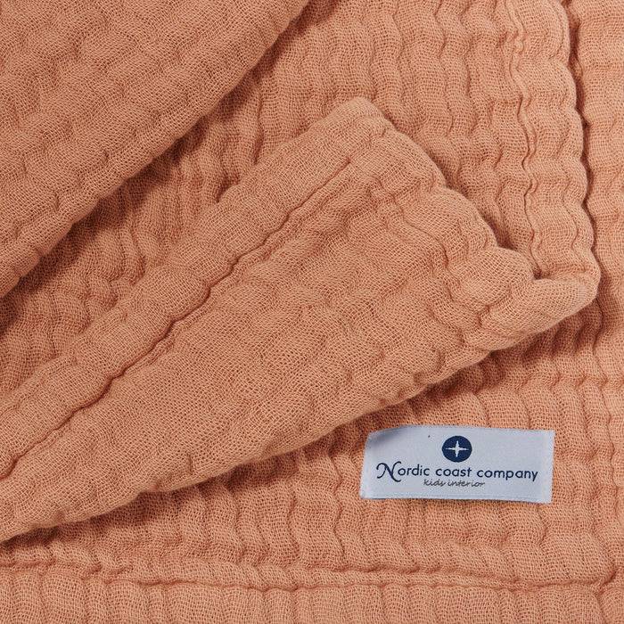 Nordic Coast Company Musselin Decke Karamell Rabatte dieses Monats