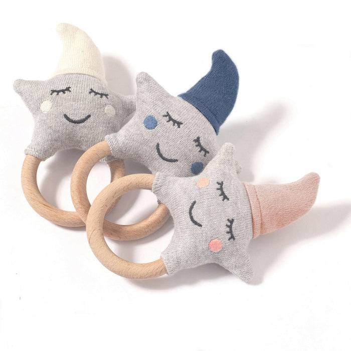 Nordic Coast Company Baby Rassel Stern Natur Angebote