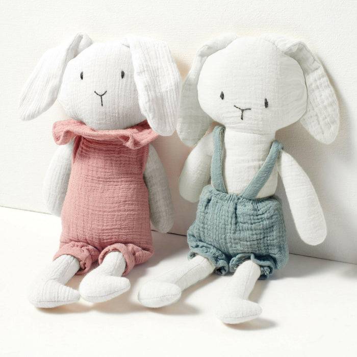 Nordic Coast Company Kuscheltier Musselin Hase Ben im Angebot
