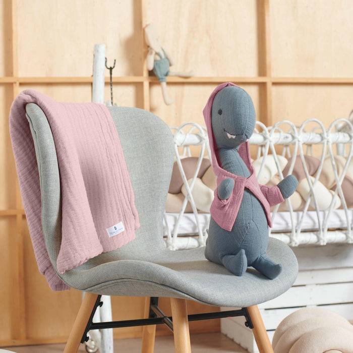 Nordic Coast Company Kuscheltier Musselin Dino Hannah Meist gekauft