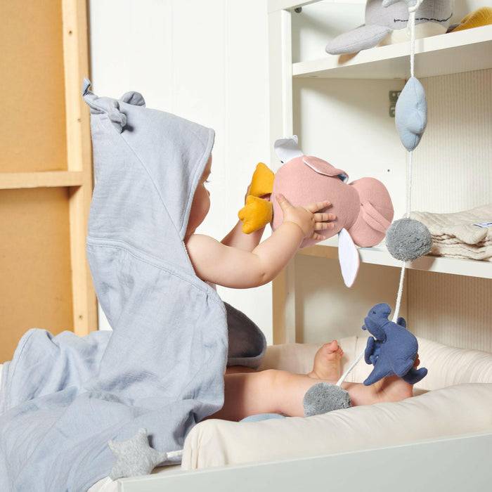Nordic Coast Company Spieluhr Baby Pinguin Rosa Kostenloser Versand