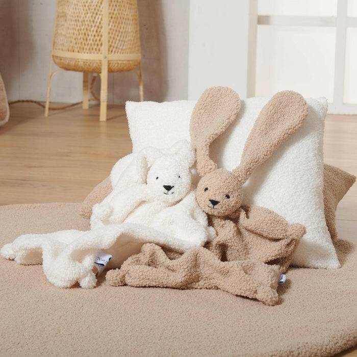 Nordic Coast Company Schnuffeltuch Hase Teddy Beige Limitierter Zeitrabatt