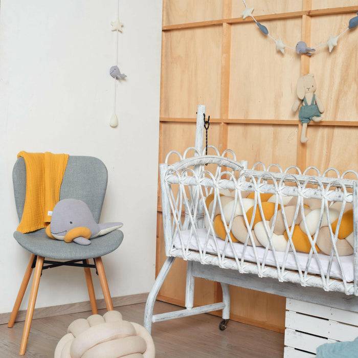 Nordic Coast Company Kuscheltier Musselin Wal Bobby Fabrik Onlineshop