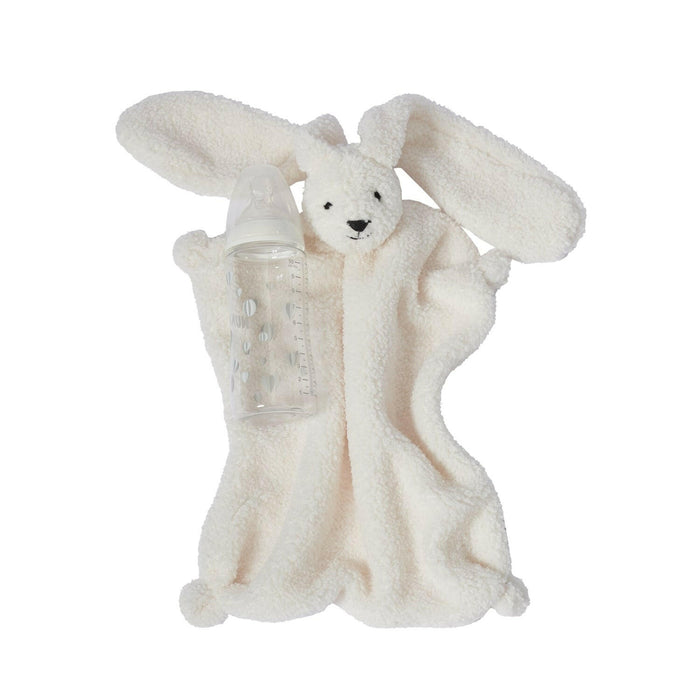 Nordic Coast Company Schnuffeltuch Hase Teddy Natur Fabrikpreis