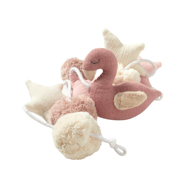Nordic Coast Company Wandgirlande Musselin Schwan Large Exklusivangebot