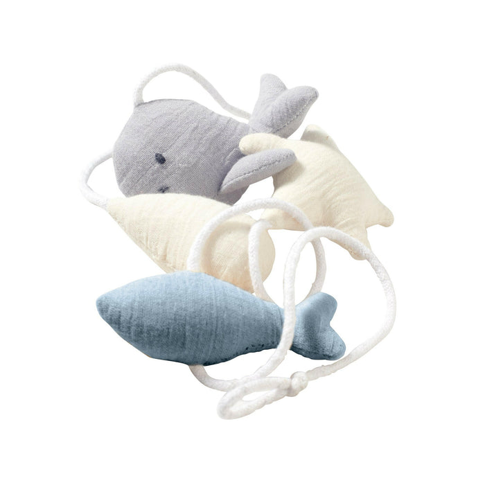Nordic Coast Company Wandgirlande Musselin Wal Small Saisonschlussverkauf