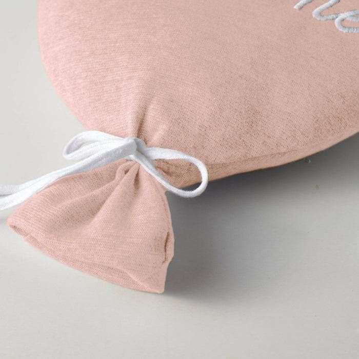 Nordic Coast Company Ballon-Kissen "Welcome Little One" Rosa Cyber Monday