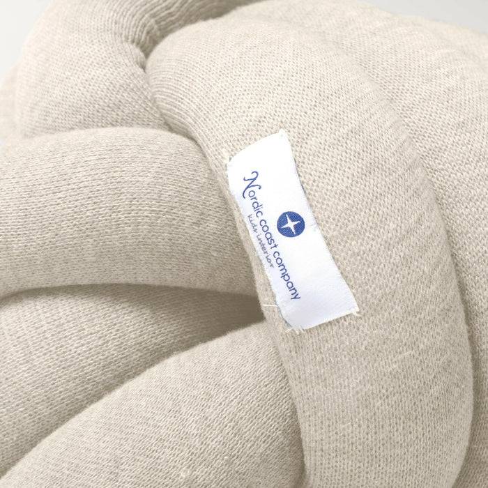 Nordic Coast Company Knotenkissen Strick Natur Osterangebot