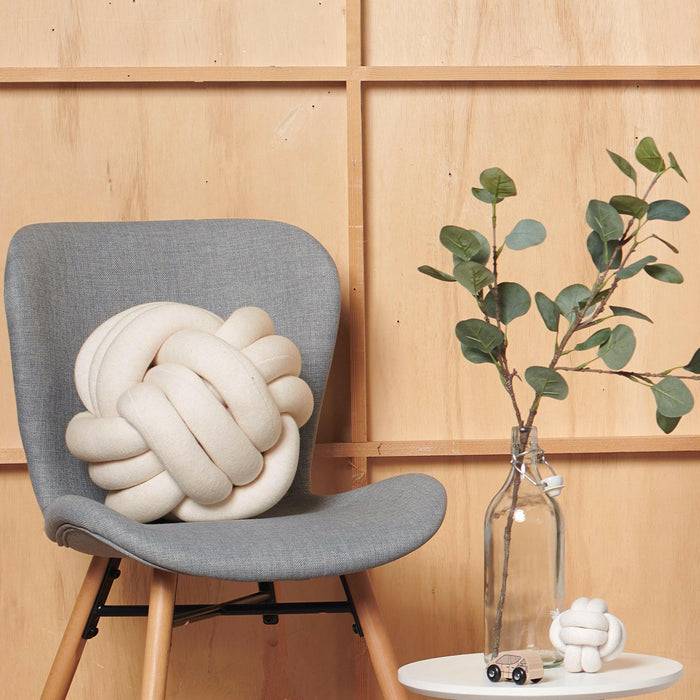 Nordic Coast Company Knotenkissen Strick Natur Osterangebot