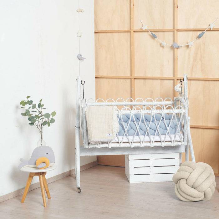 Nordic Coast Company Knotenkissen Strick Natur Osterangebot