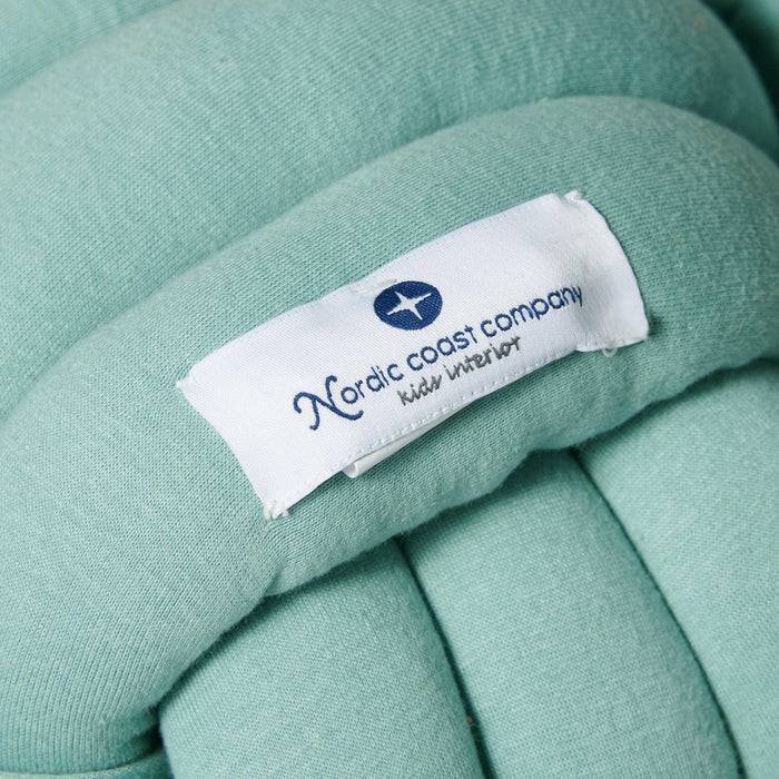 Nordic Coast Company Knotenkissen Jersey Mint Blitzangebot