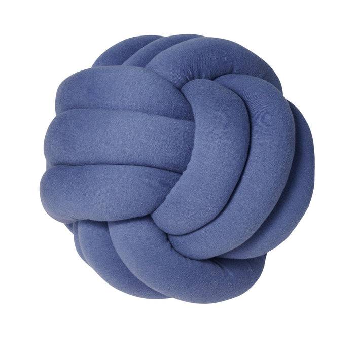 Nordic Coast Company Knotenkissen Jersey Blau Räumungsverkauf