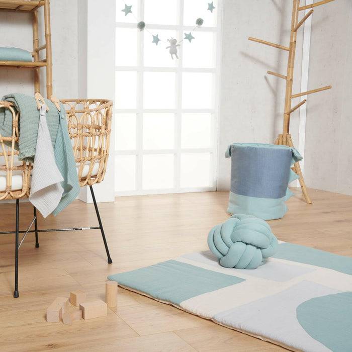 Nordic Coast Company Krabbeldecke Musselin Mint JETZT KAUFEN